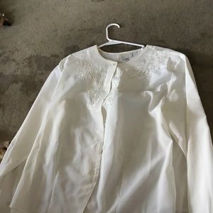 Ivory white blouse